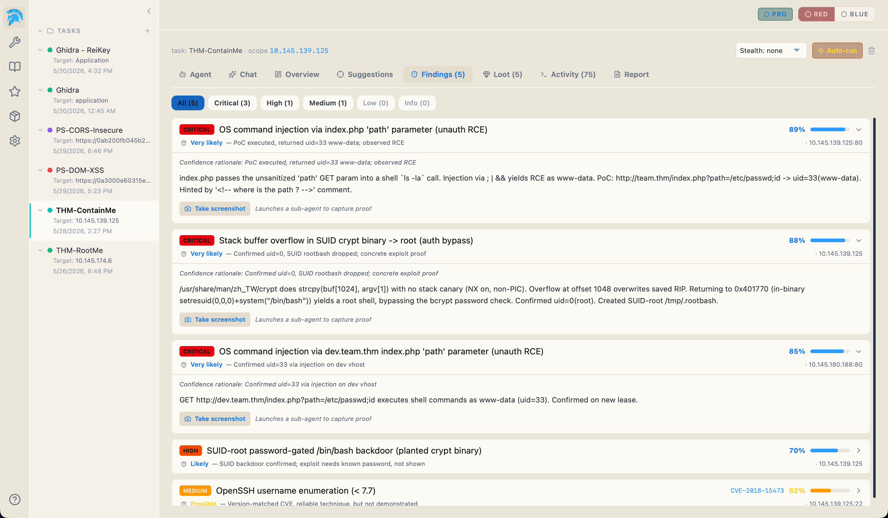 ThreatStrike findings