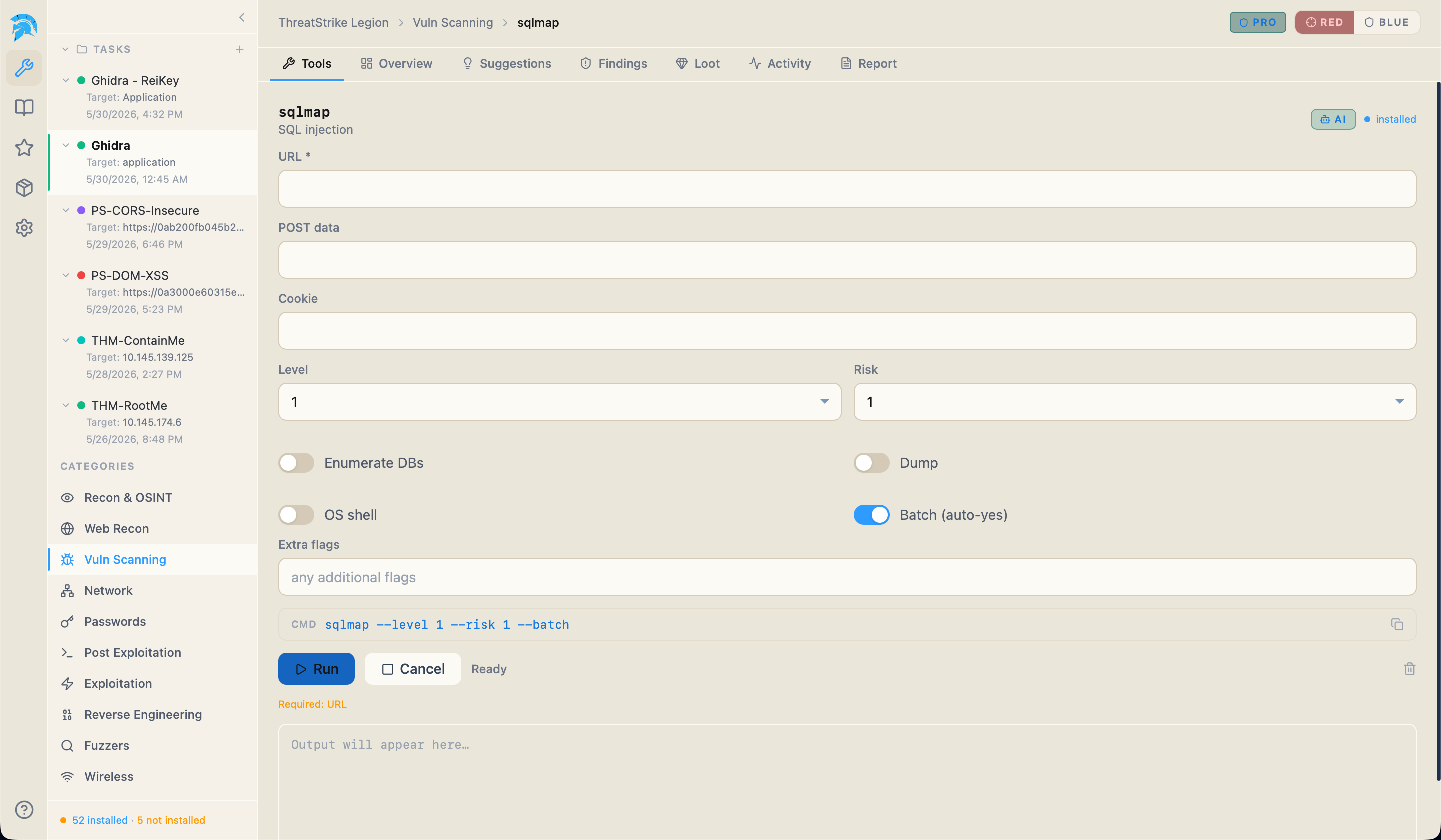 sqlmap runner